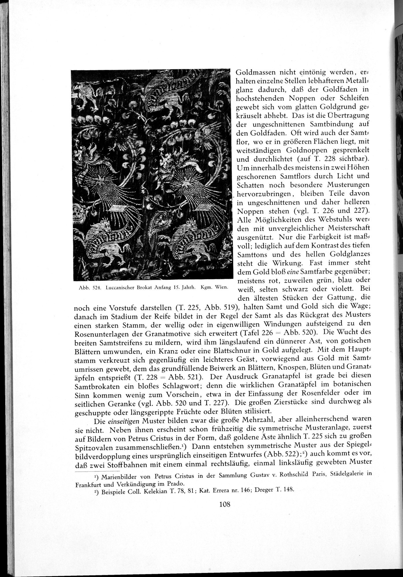 Kunstgeschichte der Seidenweberei : vol.2 / 252 ページ（白黒高解像度画像）