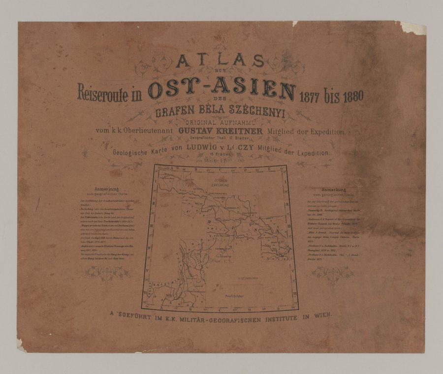 Atlas zur Reiseroute in Ost-Asien : vol.1 / Page 3 (Color Image)