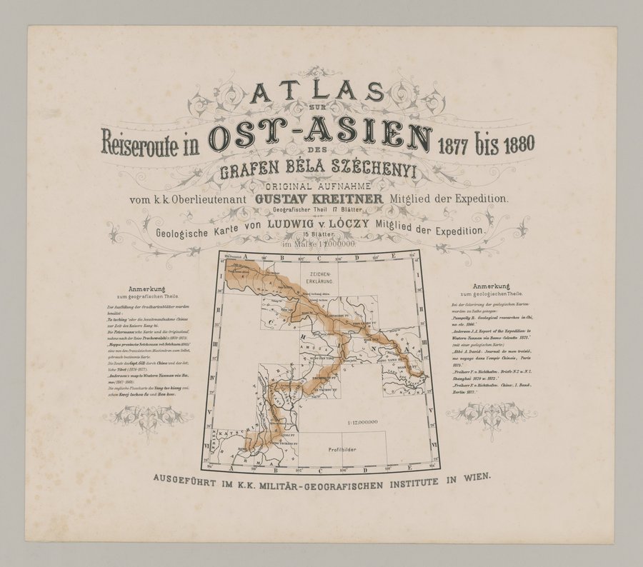 Atlas zur Reiseroute in Ost-Asien : vol.1 / 4 ページ（カラー画像）