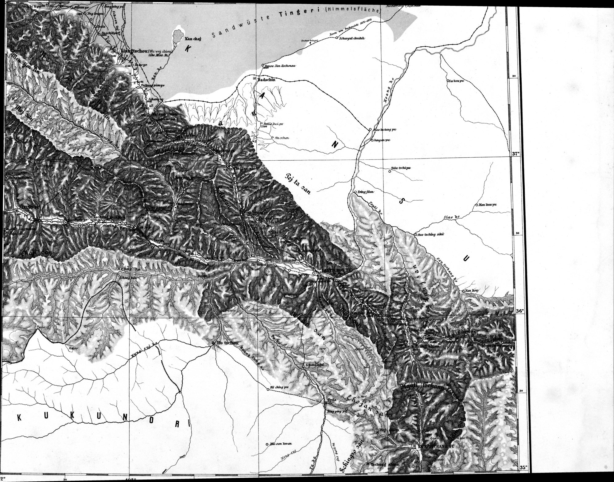 Atlas zur Reiseroute in Ost-Asien : vol.1 / 9 ページ（白黒高解像度画像）