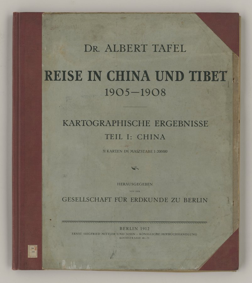 Reise in China und Tibet, 1905-1908 : vol.1 / 1 ページ（カラー画像）