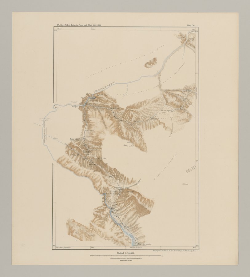 Reise in China und Tibet, 1905-1908 : vol.1 / 37 ページ（カラー画像）