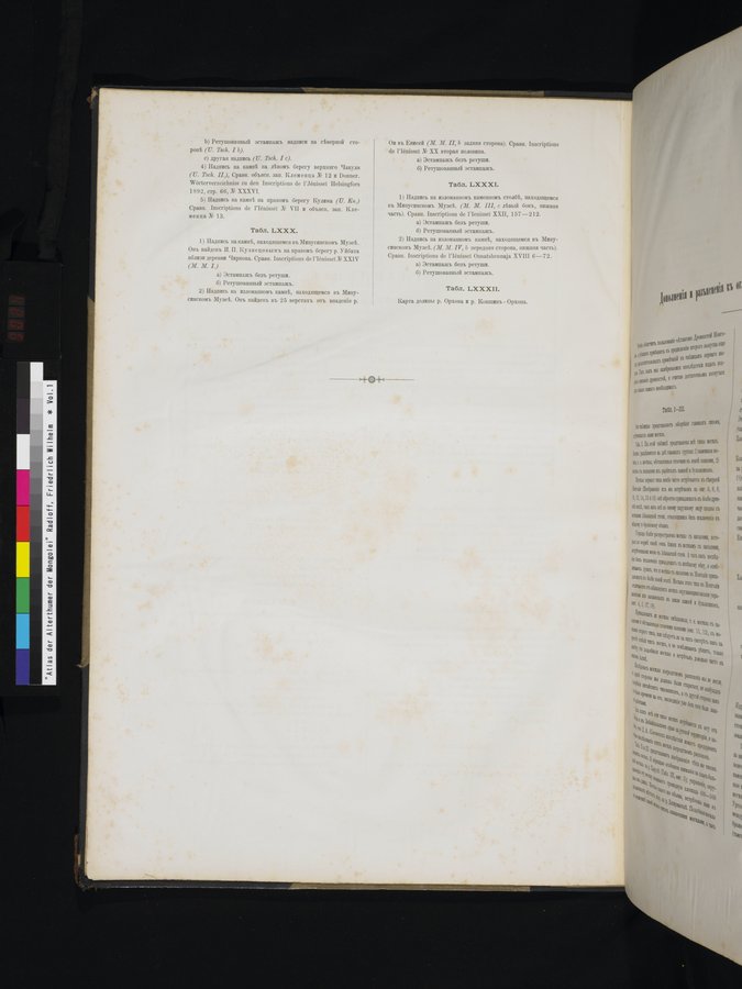 Atlas der Alterthümer der Mongolei : vol.1 / 24 ページ（カラー画像）