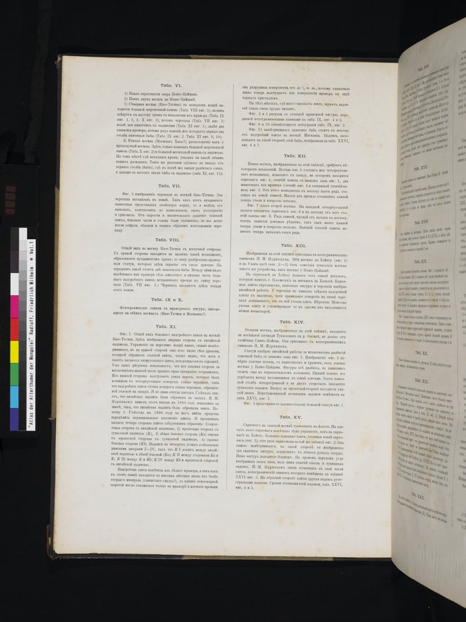 Atlas der Alterthümer der Mongolei : vol.1 / 26 ページ（カラー画像）