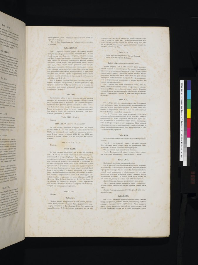 Atlas der Alterthümer der Mongolei : vol.1 / 29 ページ（カラー画像）