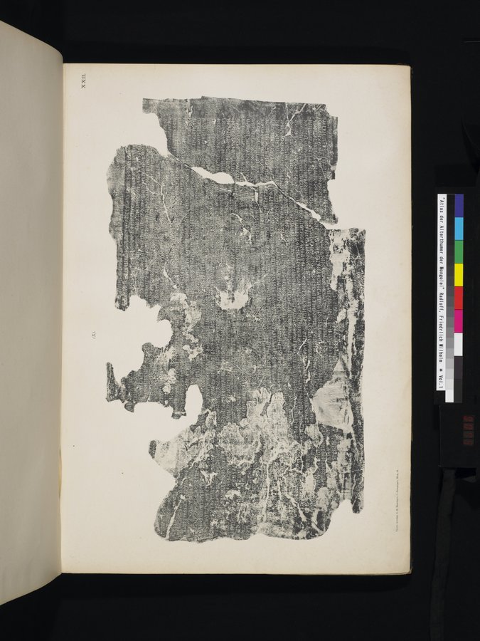 Atlas der Alterthümer der Mongolei : vol.1 / 73 ページ（カラー画像）