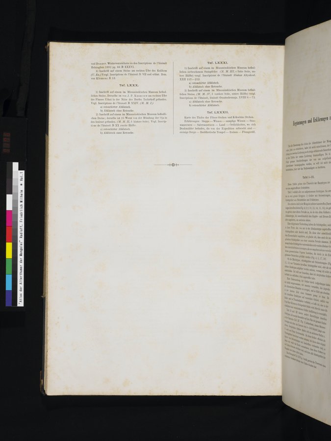 Atlas der Alterthümer der Mongolei : vol.1 / 176 ページ（カラー画像）