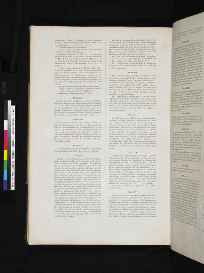 Atlas der Alterthümer der Mongolei : vol.1 / 178 ページ（カラー画像）