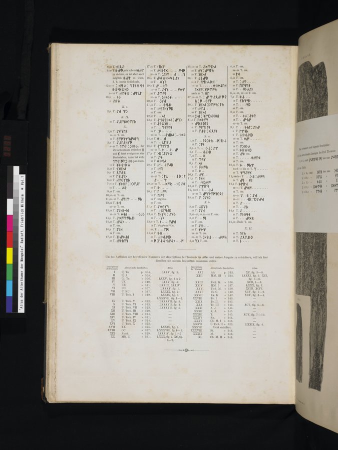 Atlas der Alterthümer der Mongolei : vol.1 / 230 ページ（カラー画像）