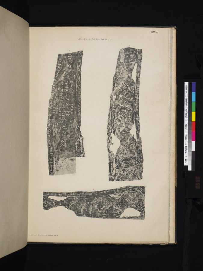 Atlas der Alterthümer der Mongolei : vol.1 / 255 ページ（カラー画像）