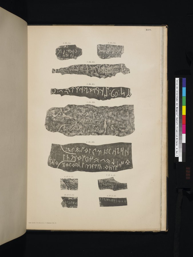Atlas der Alterthümer der Mongolei : vol.1 / 257 ページ（カラー画像）