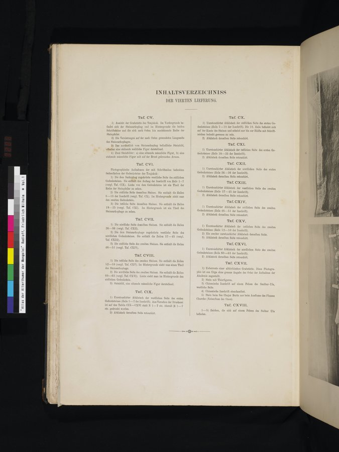 Atlas der Alterthümer der Mongolei : vol.1 / 288 ページ（カラー画像）
