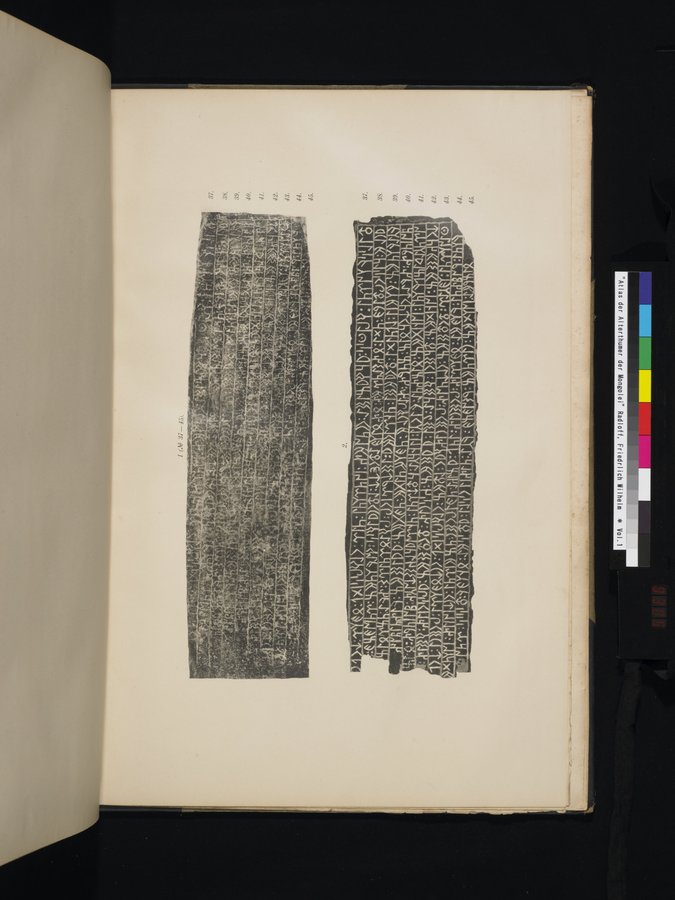 Atlas der Alterthümer der Mongolei : vol.1 / 305 ページ（カラー画像）
