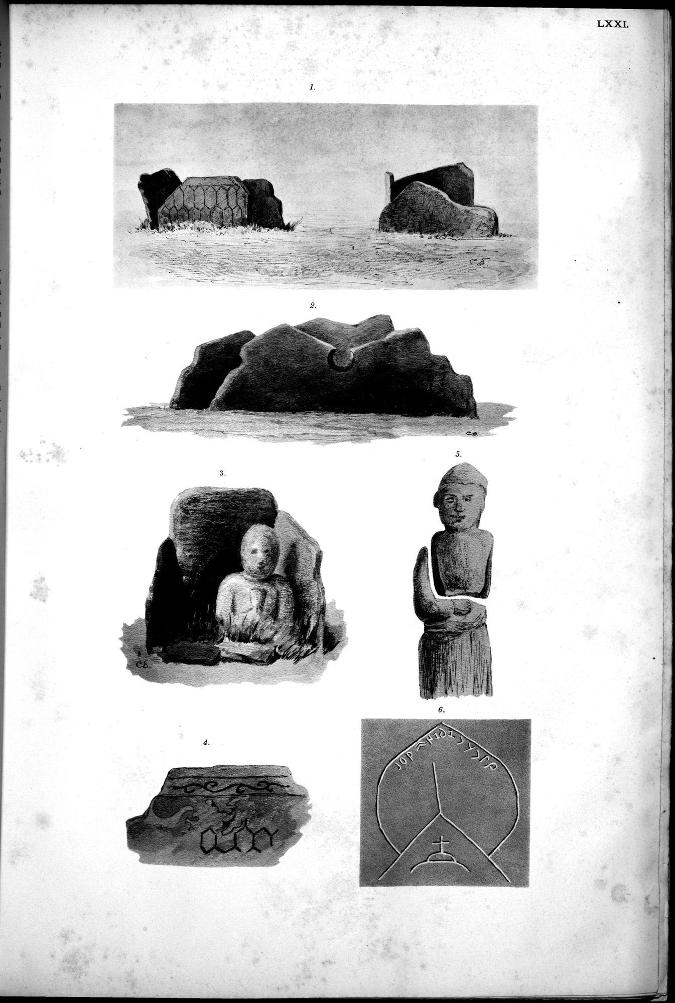 Atlas der Alterthümer der Mongolei : vol.1 / 191 ページ（白黒高解像度画像）