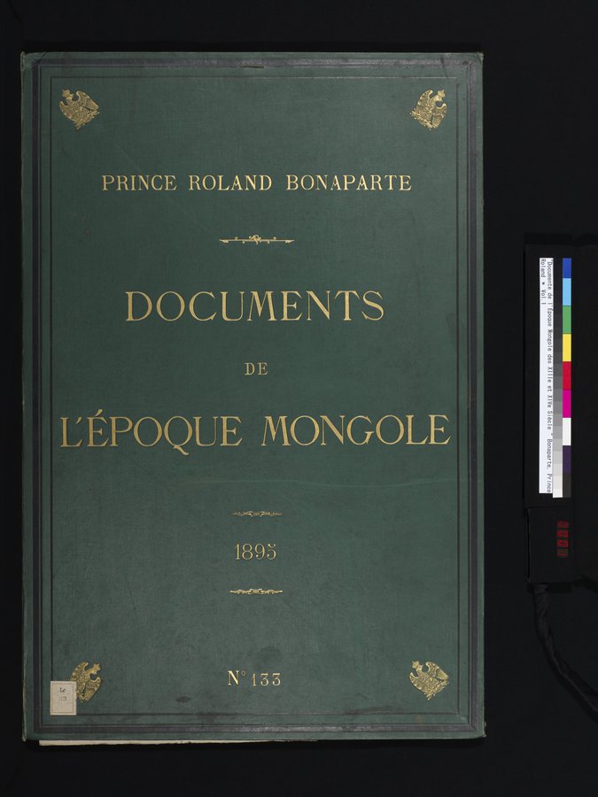Documente de l'Époque Mongole des XIIIe et XIVe Siècle : vol.1 / 1 ページ（カラー画像）