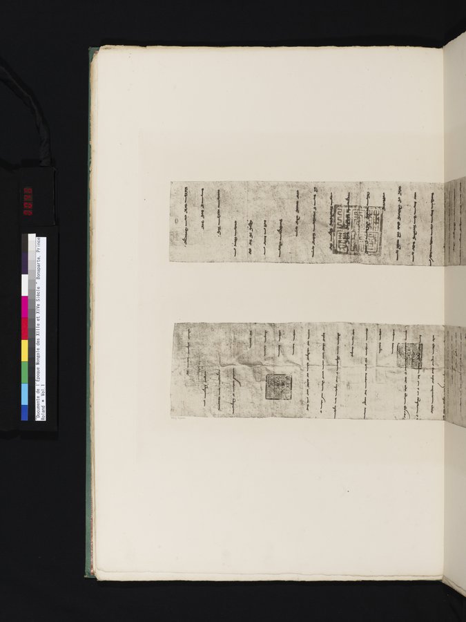 Documente de l'Époque Mongole des XIIIe et XIVe Siècle : vol.1 / 46 ページ（カラー画像）