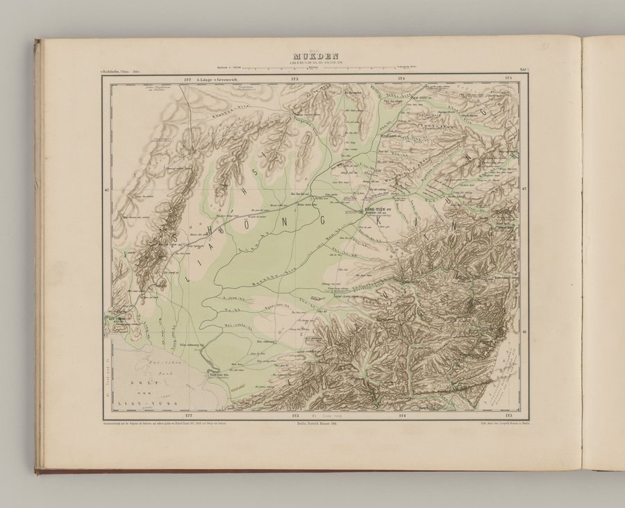 Atlas von China : vol.1 / 23 ページ（カラー画像）