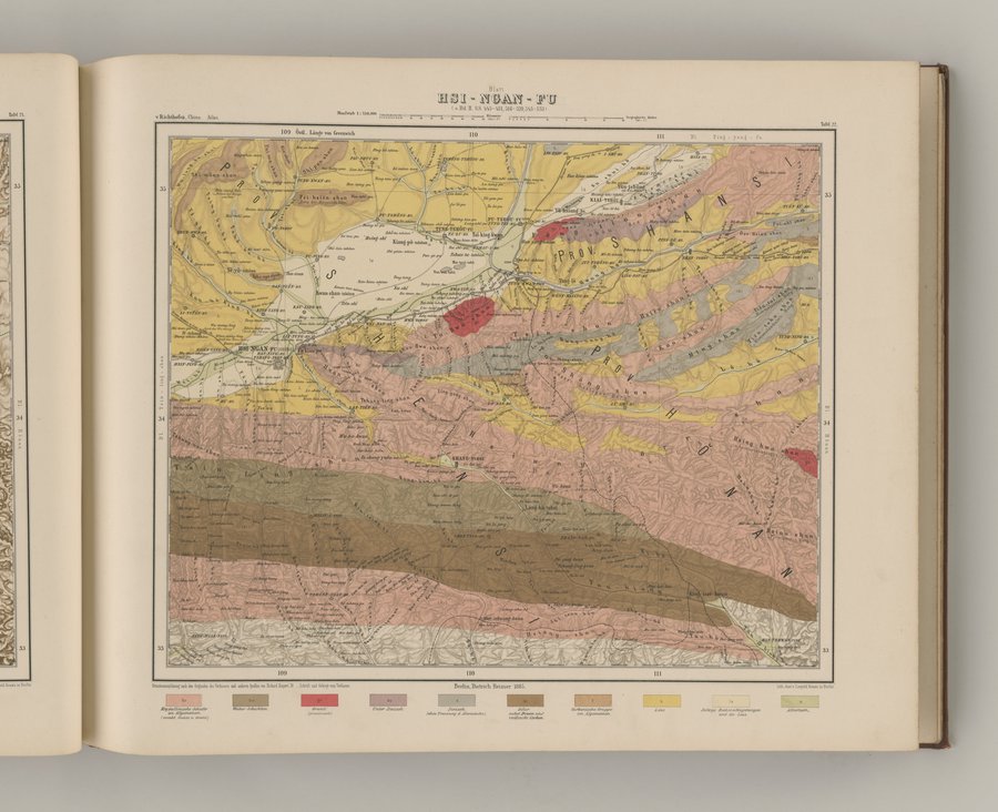 Atlas von China : vol.1 / 38 ページ（カラー画像）