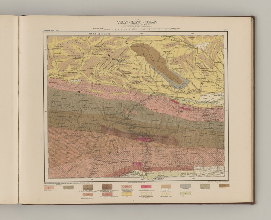 Atlas von China : vol.1 / 40 ページ（カラー画像）