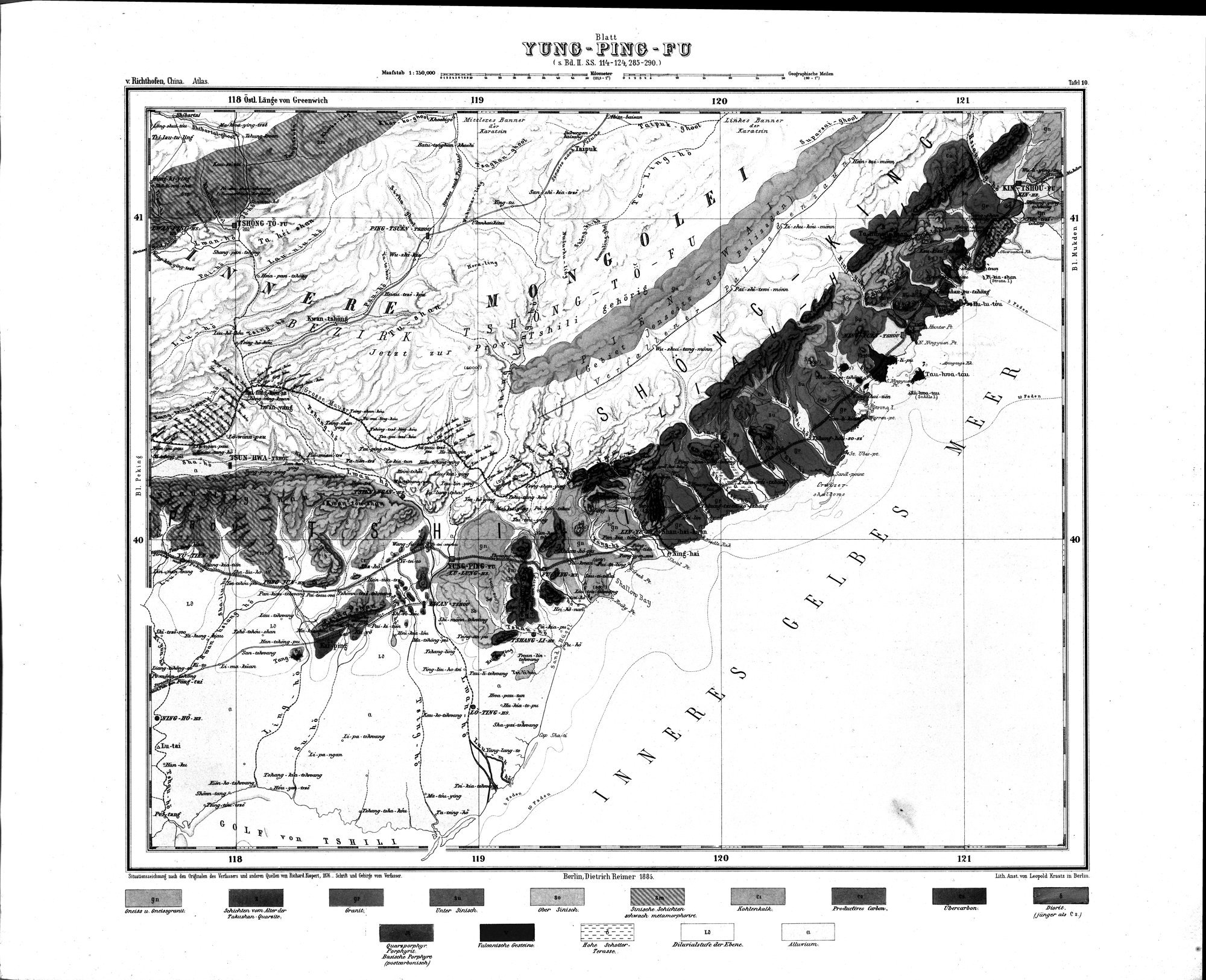 Atlas von China : vol.1 / 26 ページ（白黒高解像度画像）