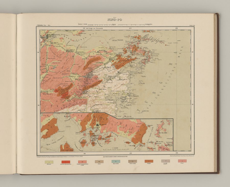 Atlas von China : vol.2 / 34 ページ（カラー画像）