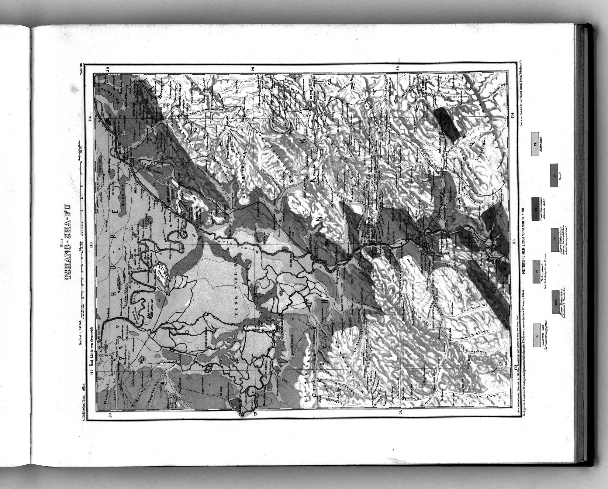 Atlas von China : vol.2 / 22 ページ（白黒高解像度画像）