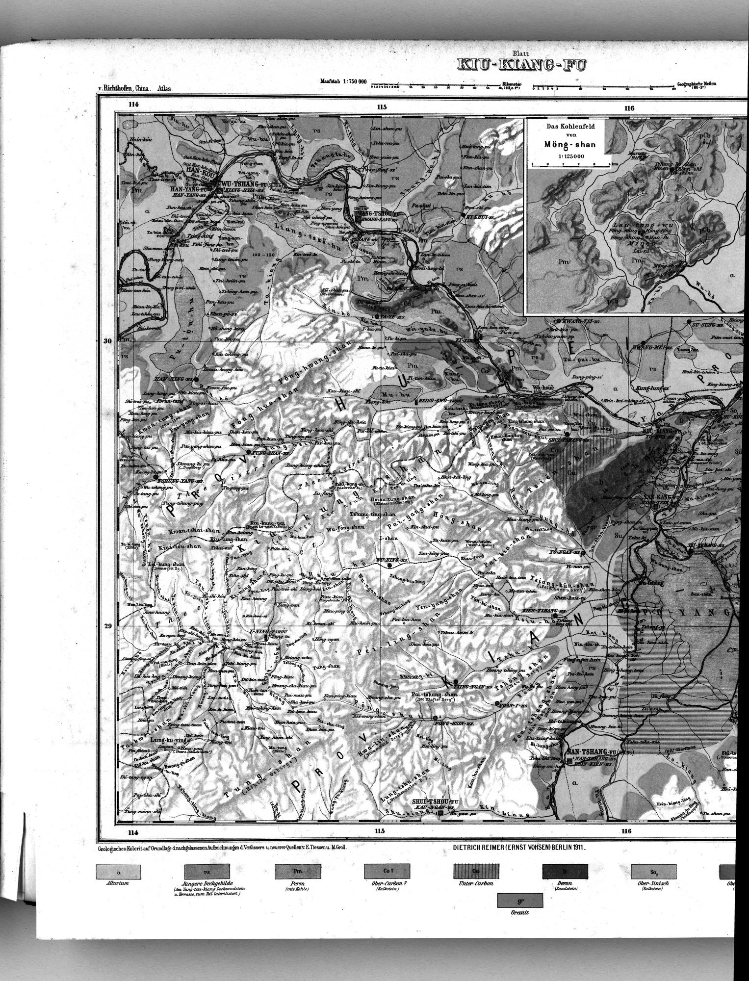 Atlas von China : vol.2 / 28 ページ（白黒高解像度画像）