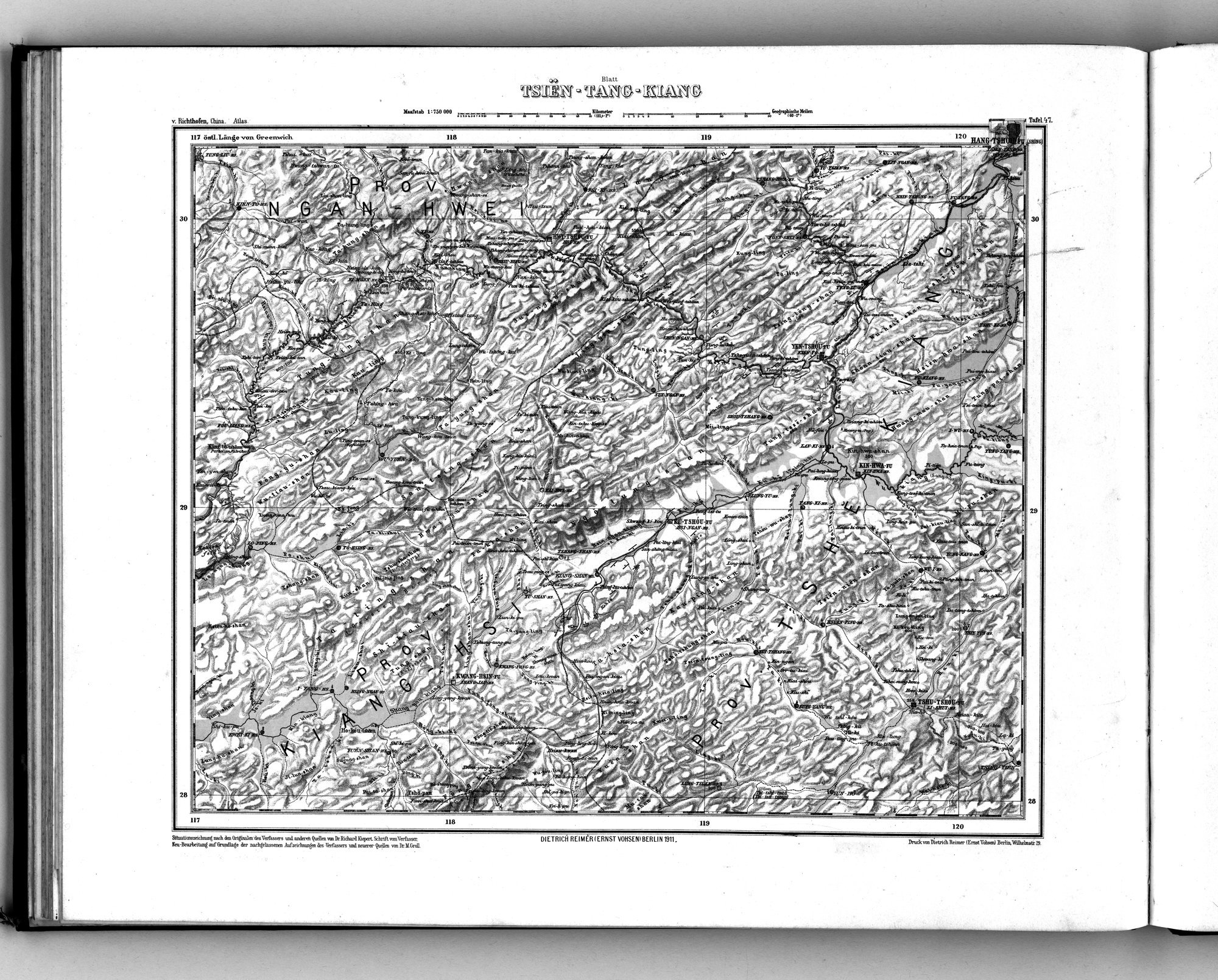 Atlas von China : vol.2 / 31 ページ（白黒高解像度画像）