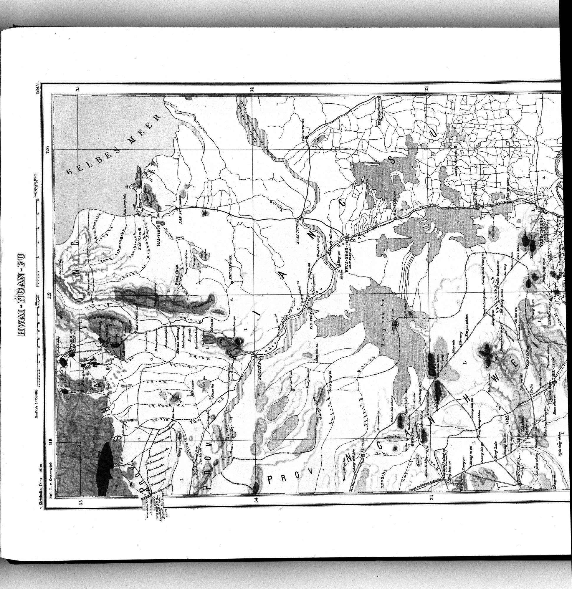 Atlas von China : vol.2 / 38 ページ（白黒高解像度画像）
