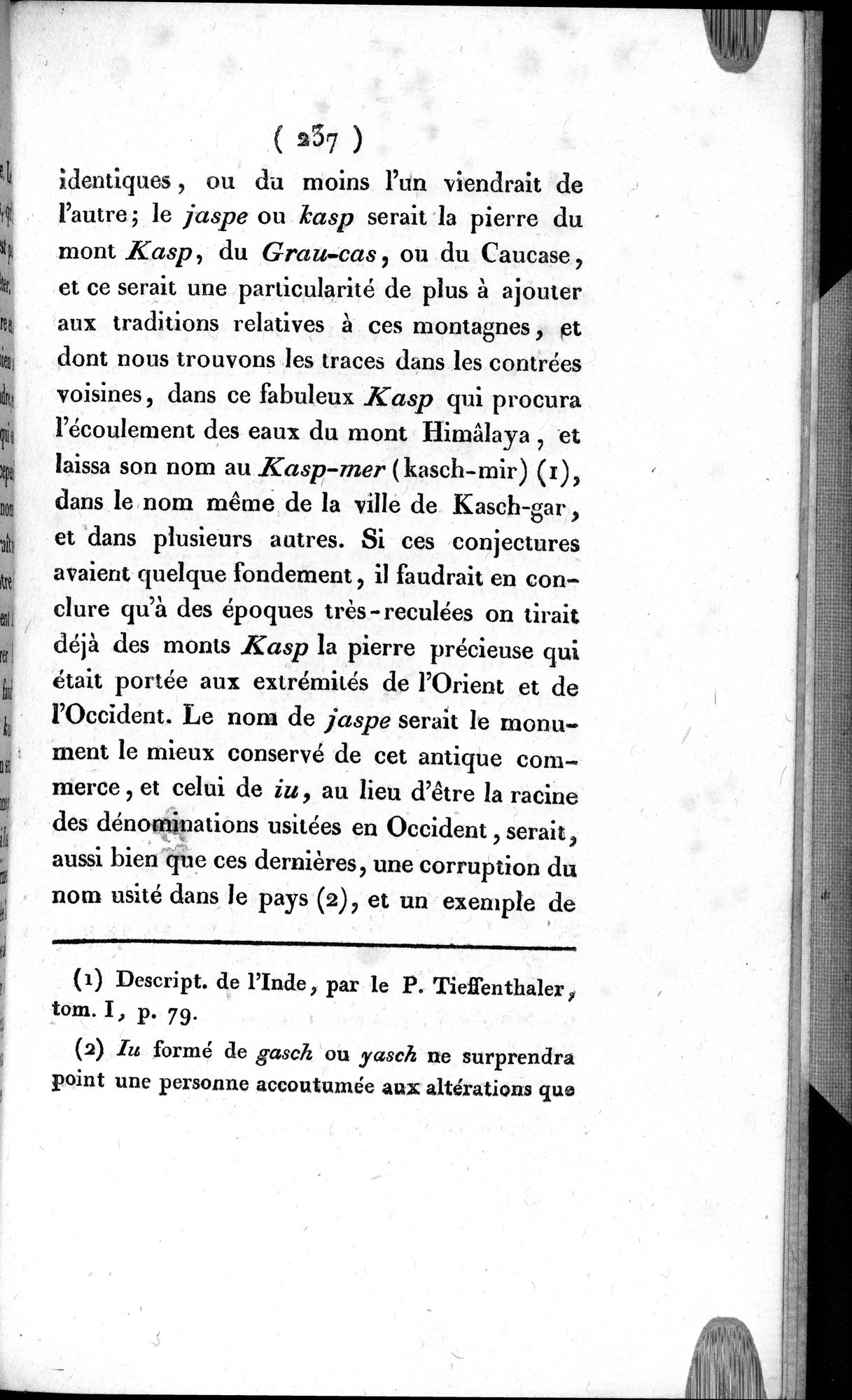 Histoire de la Ville de Khotan : vol.1 / 263 ページ（白黒高解像度画像）