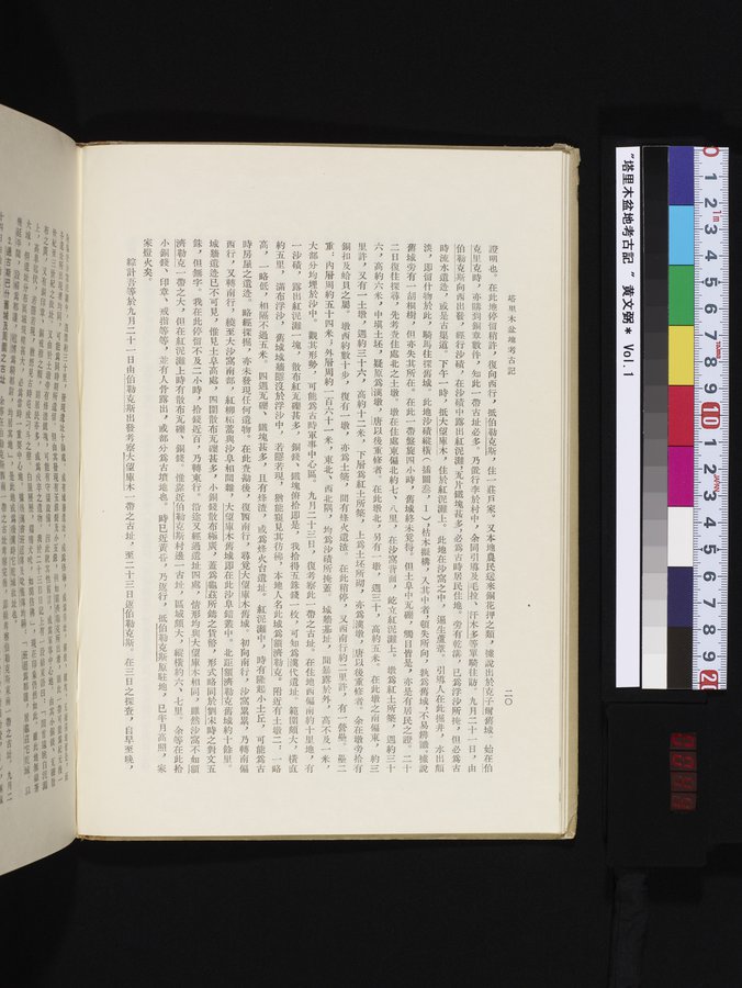 塔里木盆地考古記 : vol.1 / 44 ページ（カラー画像）