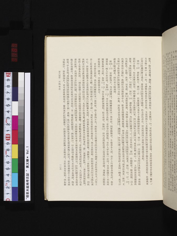 塔里木盆地考古記 : vol.1 / 189 ページ（カラー画像）