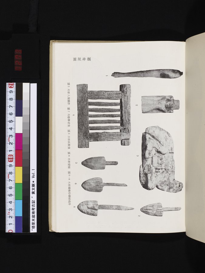 塔里木盆地考古記 : vol.1 / 273 ページ（カラー画像）