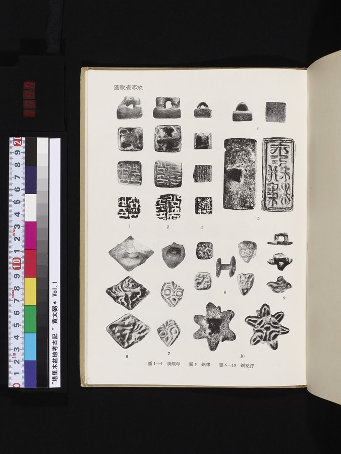 塔里木盆地考古記 : vol.1 / 349 ページ（カラー画像）