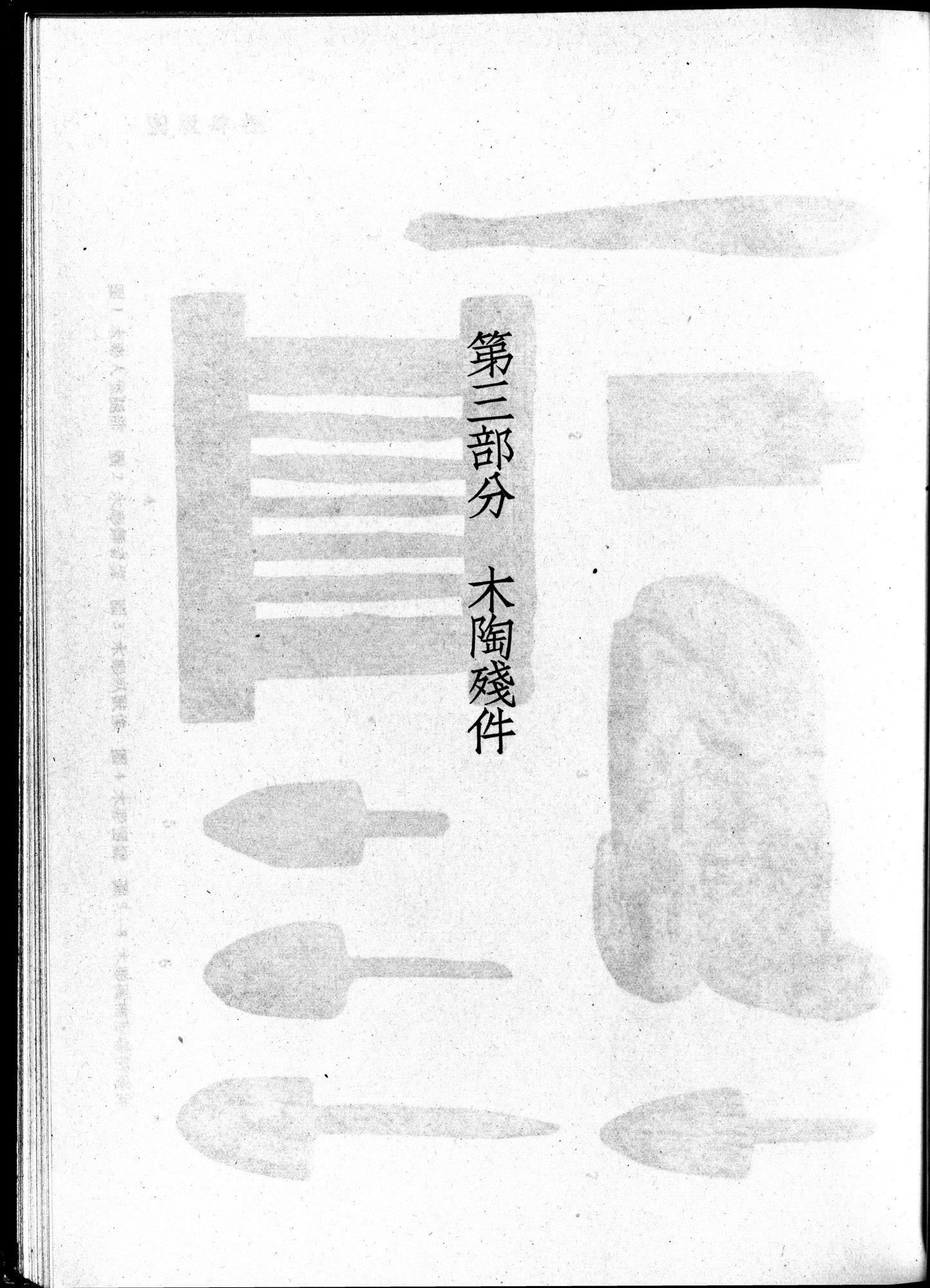 塔里木盆地考古記 : vol.1 / 271 ページ（白黒高解像度画像）