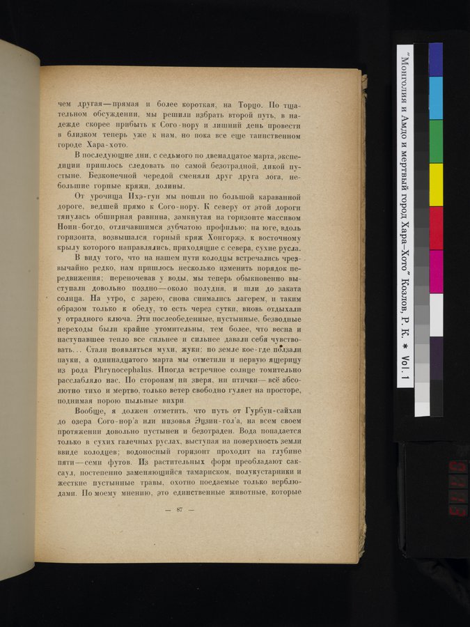 Mongoliya i Amdo i mertby gorod Khara-Khoto : vol.1 / Page 113 (Color Image)