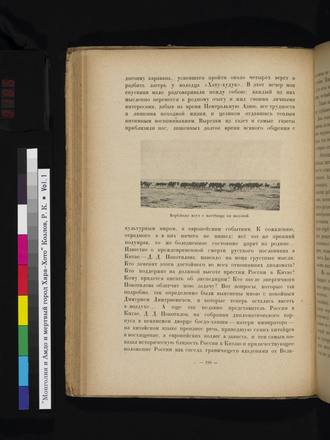 Mongoliya i Amdo i mertby gorod Khara-Khoto : vol.1 / 186 ページ（カラー画像）