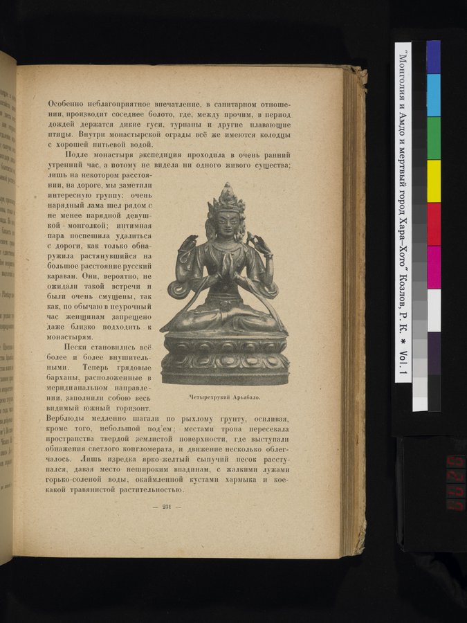 Mongoliya i Amdo i mertby gorod Khara-Khoto : vol.1 / 277 ページ（カラー画像）