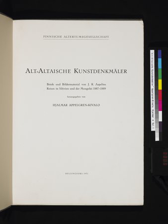 Alt-Altaische Kunstdenkmäler : vol.1 : Page 5