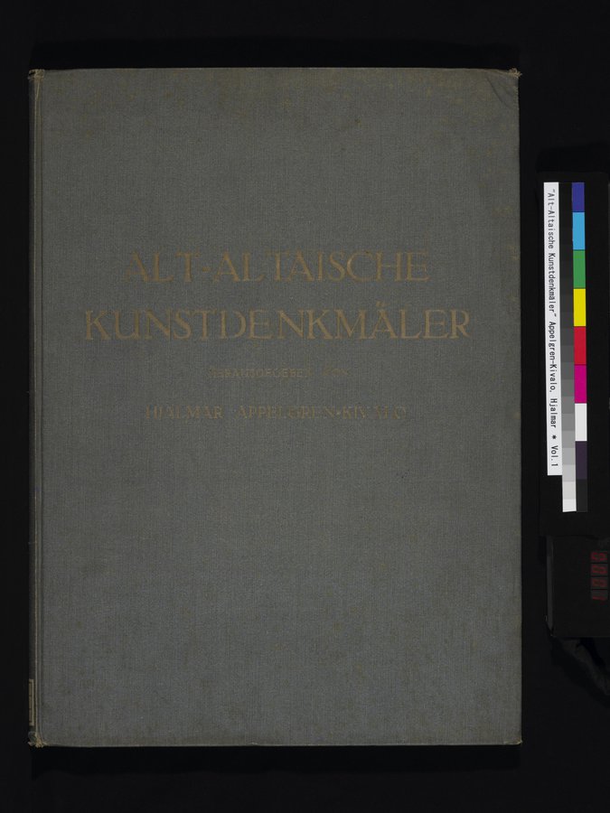 Alt-Altaische Kunstdenkmäler : vol.1 / 1 ページ（カラー画像）