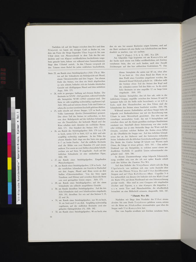 Alt-Altaische Kunstdenkmäler : vol.1 / Page 30 (Color Image)