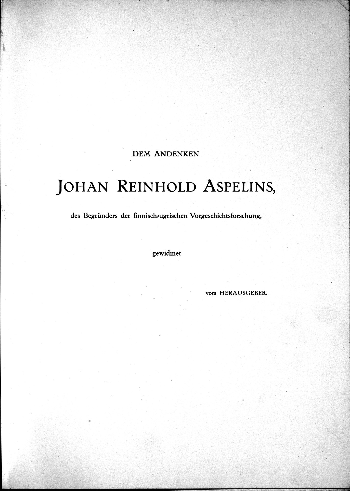 Alt-Altaische Kunstdenkmäler : vol.1 / 7 ページ（白黒高解像度画像）