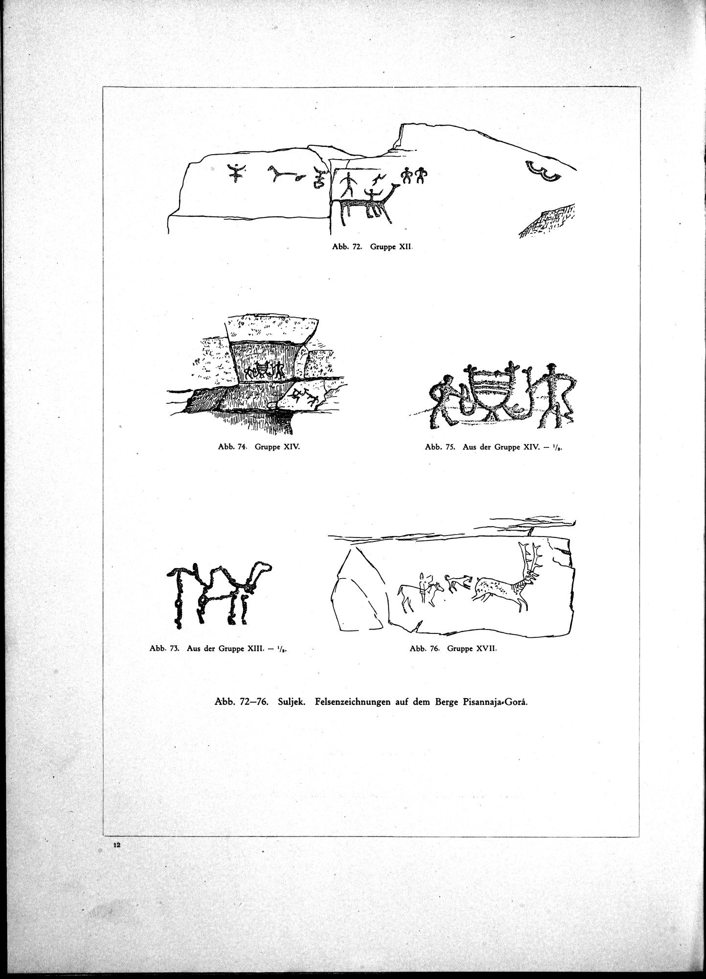 Alt-Altaische Kunstdenkmäler : vol.1 / 77 ページ（白黒高解像度画像）