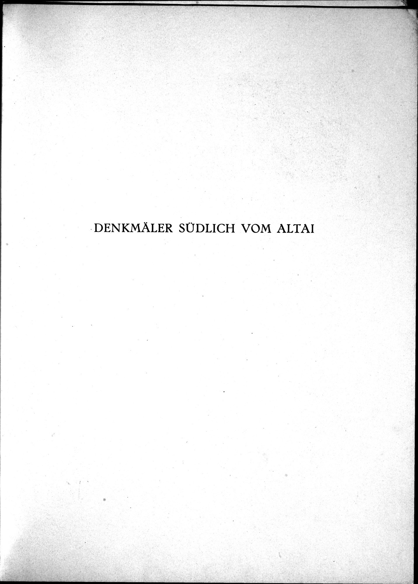 Alt-Altaische Kunstdenkmäler : vol.1 / 127 ページ（白黒高解像度画像）