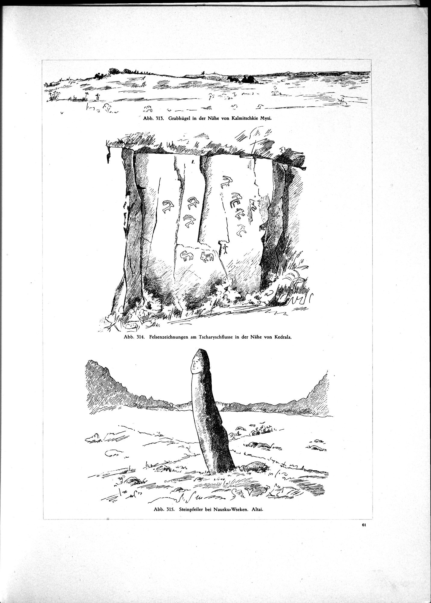 Alt-Altaische Kunstdenkmäler : vol.1 / 129 ページ（白黒高解像度画像）