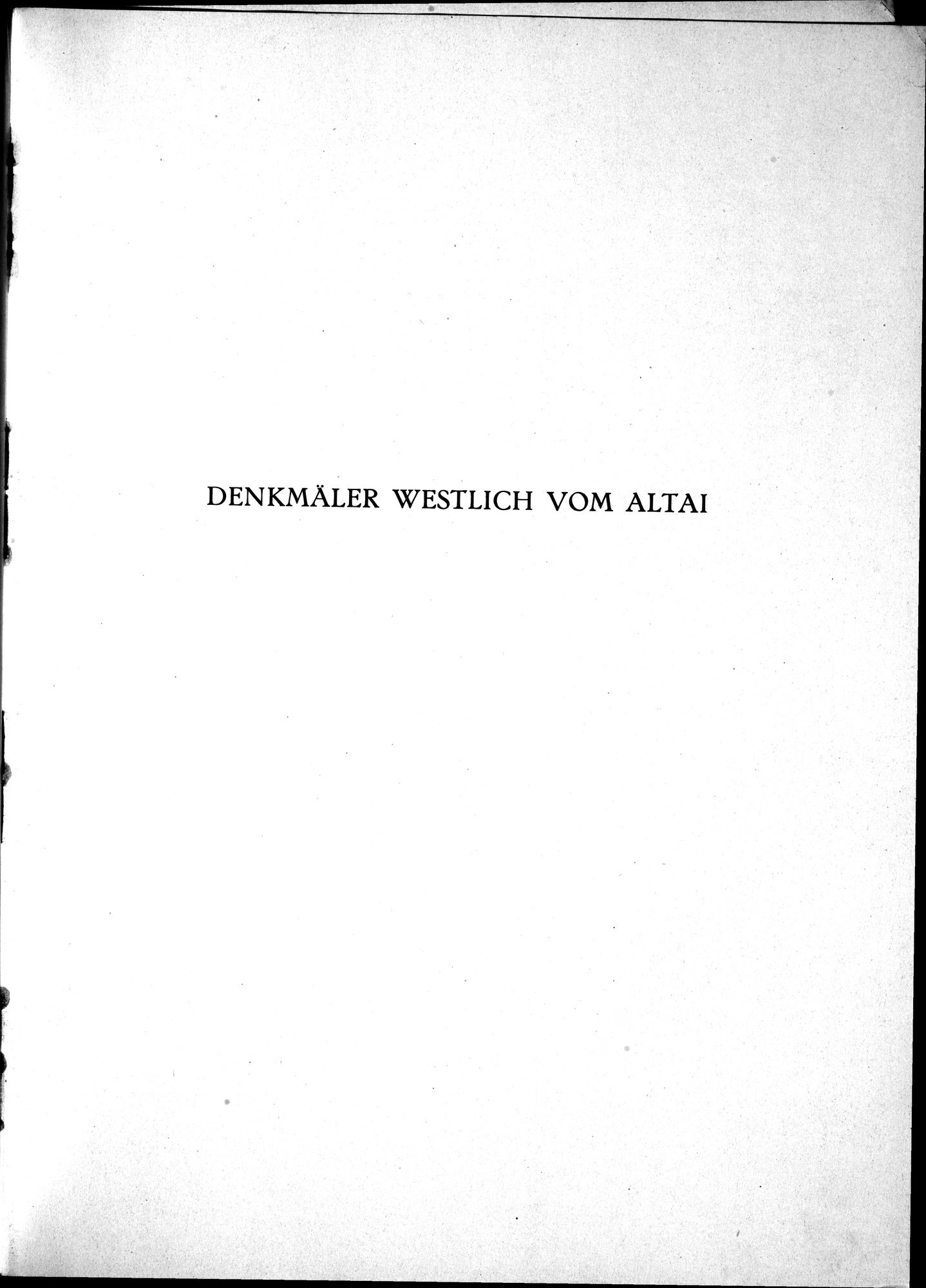 Alt-Altaische Kunstdenkmäler : vol.1 / 138 ページ（白黒高解像度画像）