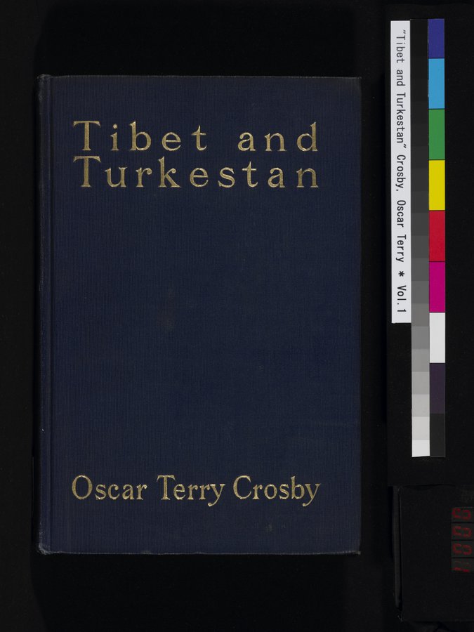 Tibet and Turkestan : vol.1 / 1 ページ（カラー画像）