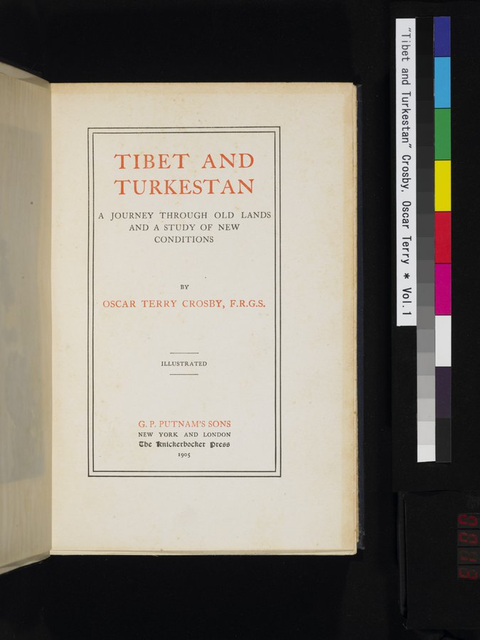 Tibet and Turkestan : vol.1 / 13 ページ（カラー画像）