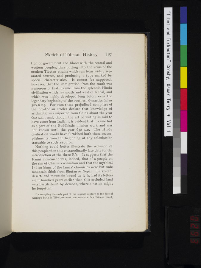 Tibet and Turkestan : vol.1 / 293 ページ（カラー画像）