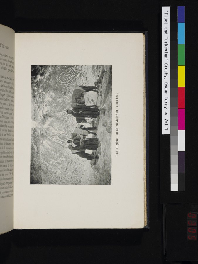 Tibet and Turkestan : vol.1 / 305 ページ（カラー画像）